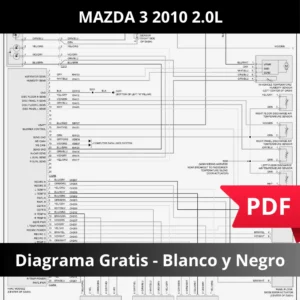 Vista previa Diagrama eléctrico MAZDA 3 2010 2.0L