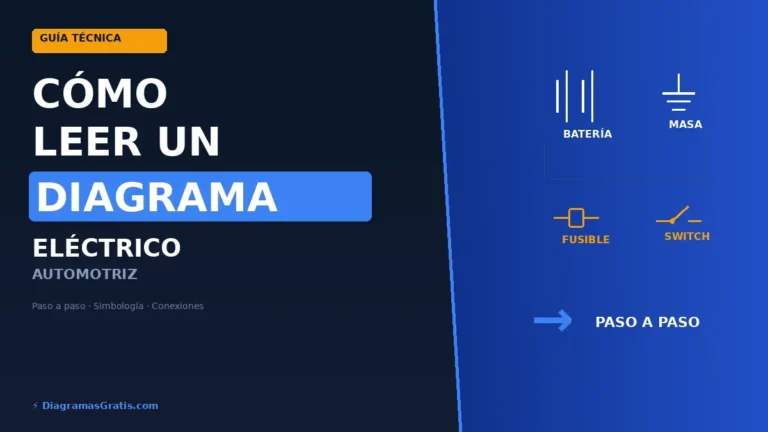 Cómo leer un diagrama eléctrico automotriz paso a paso