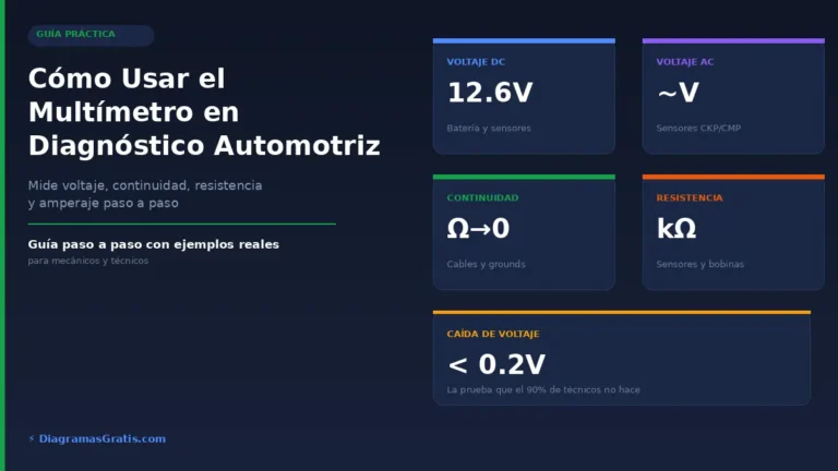 Cómo usar el multímetro en el auto
